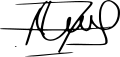 Signature de Rodrigo Arenas