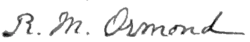 signature de Rose-Marie Ormond