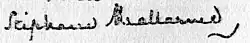 signature de Stéphane Mallarmé