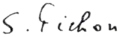 Signature de Stephen Pichon