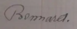 signature de Roger Bonnard