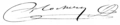 Signature de Adolphe Cochery