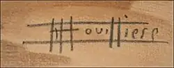 signature d'Édouard Bouillière