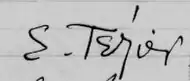 signature d'Eugène Tézier