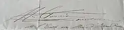 signature de Claude-Henri Gorceix