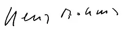 signature de Henry Bonnier