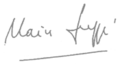 Signature de Alain Juppé