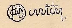 signature de Charles Martin