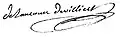 Signature de Edme-Lin-Clet de Rancourt de Villiers