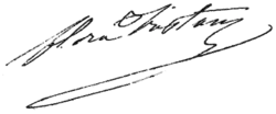 Signature de Flora Tristan