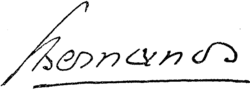 signature de Georges Bernanos