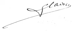 signature de Georges Clairin