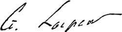 signature de Georges Larpent