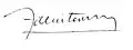 Signature de Jacques Soustelle