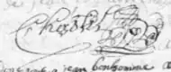 Signature de Jean Chastel