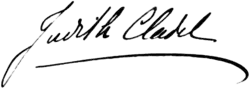 signature de Judith Cladel