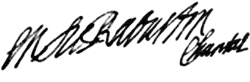 signature de Madame de Sévigné