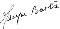 signature de Maryse Bastié