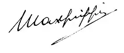 signature de Max Knipping