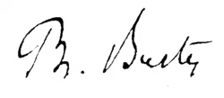 signature de Philippe Burty