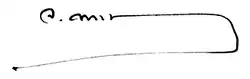 signature de Pierre Moitessier