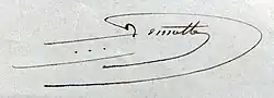 signature de Narcisse Brunette