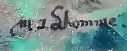 signature de Modeste-Jean Lhomme