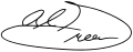 Signature de Al Green