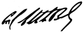 Signature de Alberto Natusch Busch