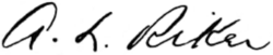 signature d'Andrew L. Riker