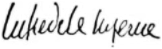 signature d'Anne César de La Luzerne