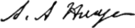 signature d'Archibald Alexander Hodge