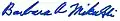 Signature de Barbara Mikulski