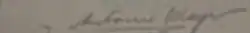 Signature de Antônio de Castro Mayer