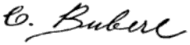 signature de Caspar Buberl