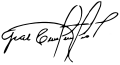 Signature de Celso Torrelio Villa