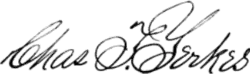 signature de Charles Yerkes
