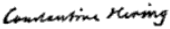 signature de Constantin Hering