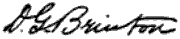 signature de Daniel Garrison Brinton