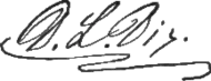 signature de Dorothea Dix