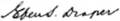Signature de Eben Sumner Draper