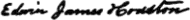 signature d'Edwin James Houston