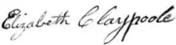 signature de Betsy Ross