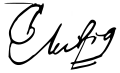 Signature de Enrique Hertzog