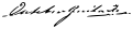Signature de Eusebio Guilarte Vera