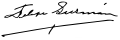 Signature de Felipe Segundo Guzmán