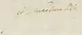 Signature de Ferdinand II