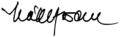 Signature de Ferenc Mádl