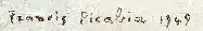 signature de Francis Picabia
