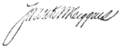 Signature de Frank Higgins